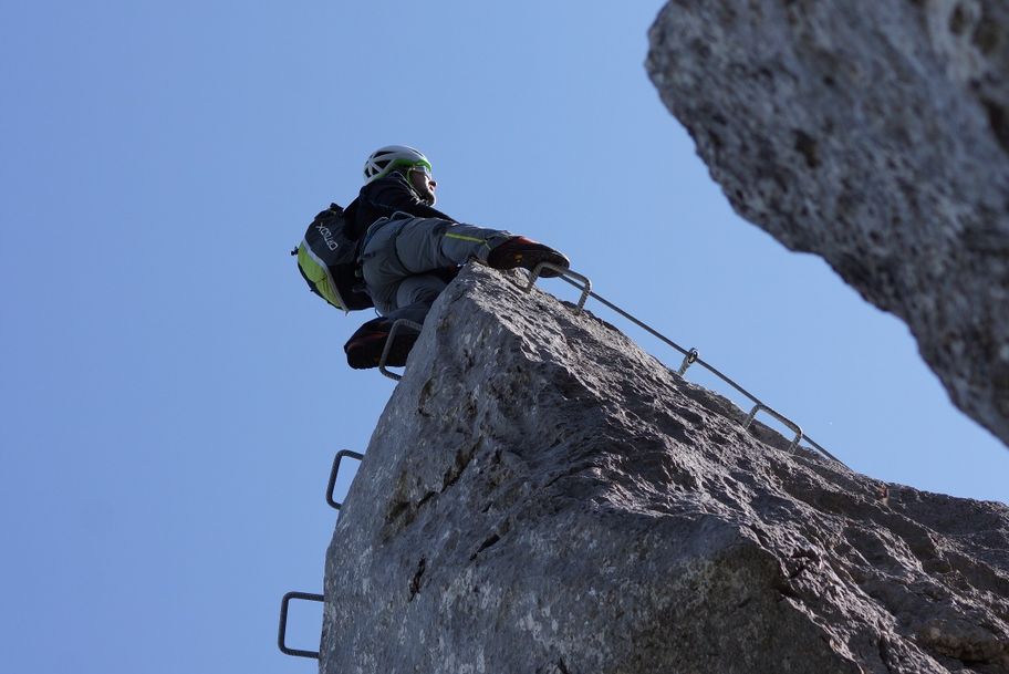 Fingersteig: Klettersteig am Tegelberg, Schwangau