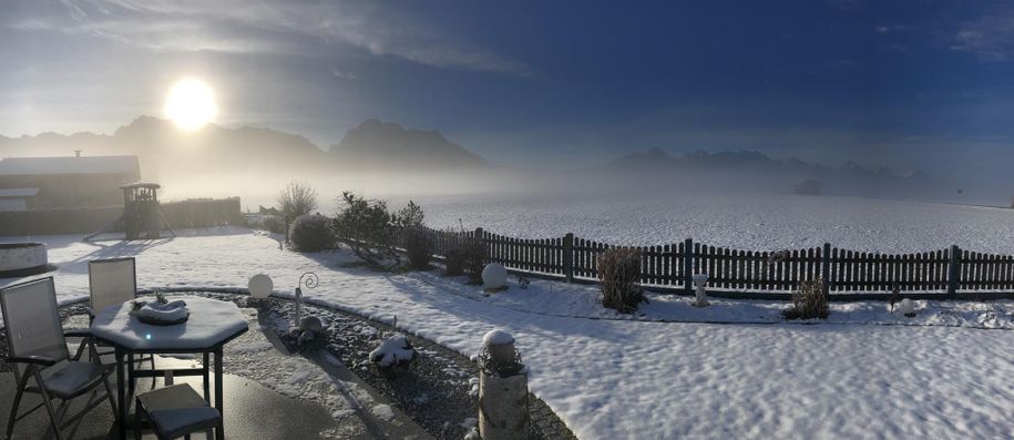 Ausblick vom Garten Schwangau Mielich