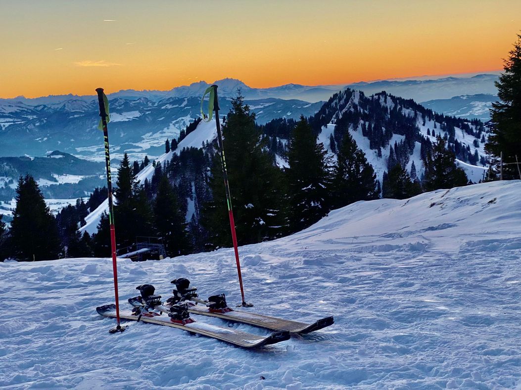 Einegundkopf am Abend ( oberhalb des Falkenlifts)
