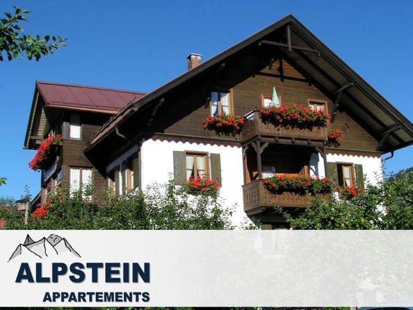 Haus mit Logo