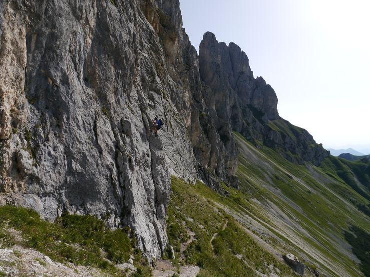 Einstieg - Klettersteig