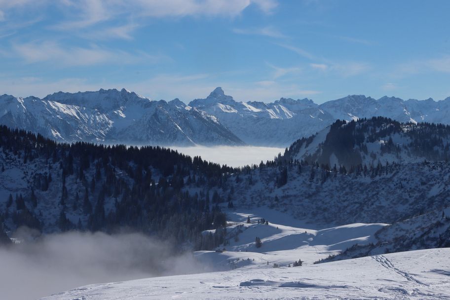 Ausblick vom Bleicher Horn