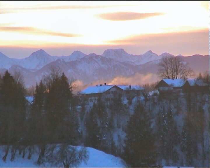 Alpen Sonnenuntergang