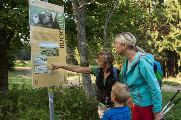 Infostation an der Schletteralpe