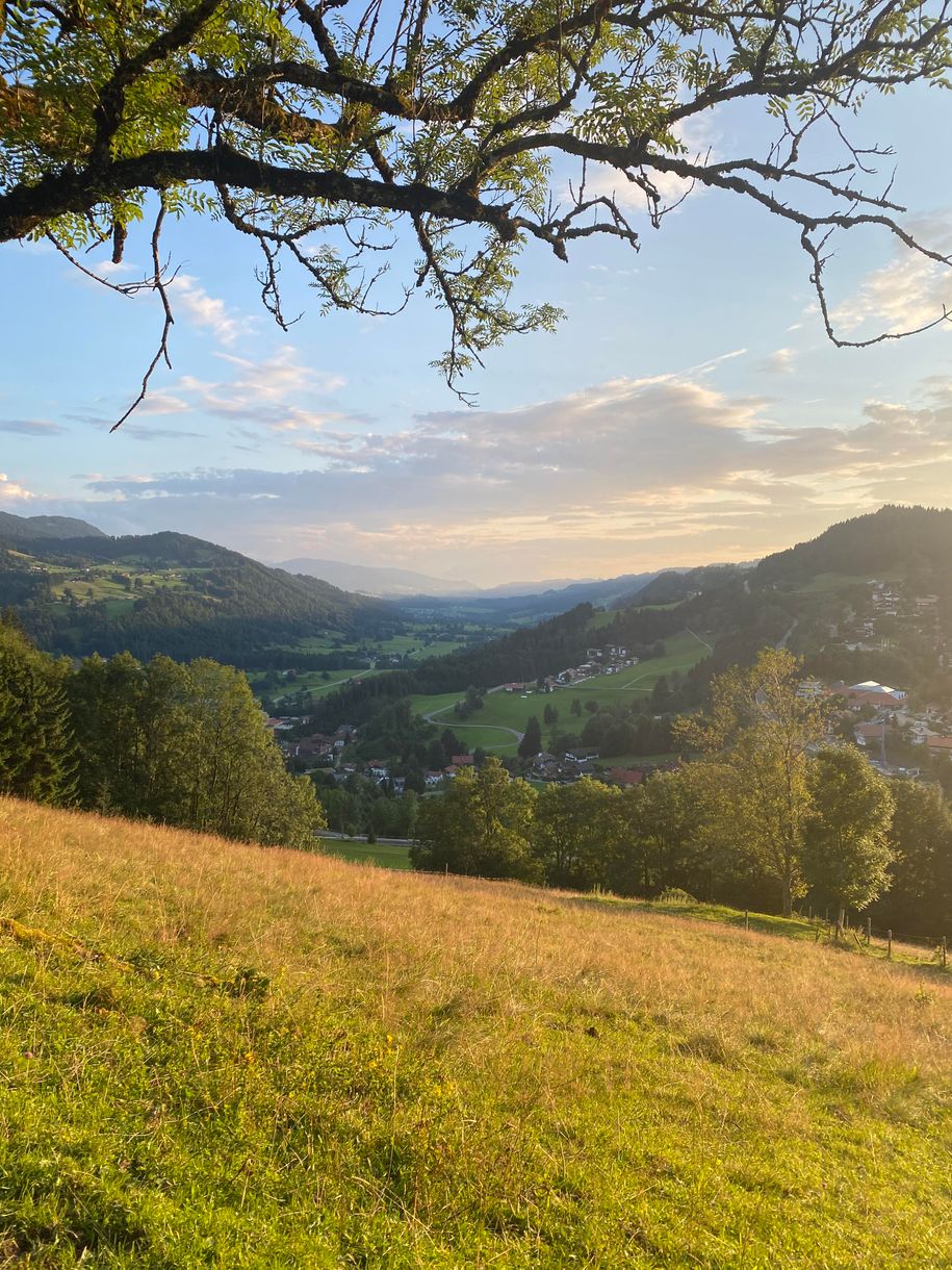 der Tag neigt sich zu Ende