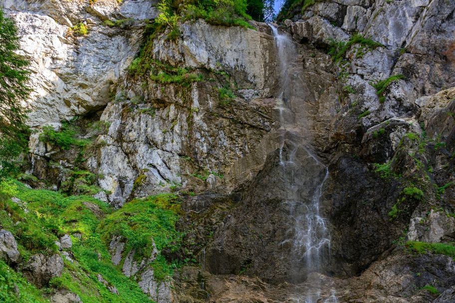 Von Balderschwang zum Scheuenwasserfall
