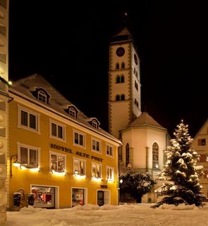 weihnachtliche Alte Post