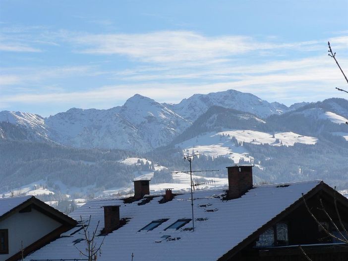 Blick vom Balkon