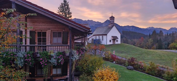 Aussicht Sonnenaufgang Herbst
