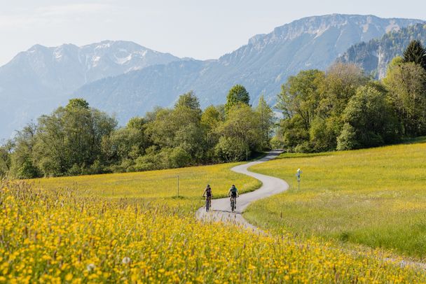 Radeln durch das Pfrontener Tal