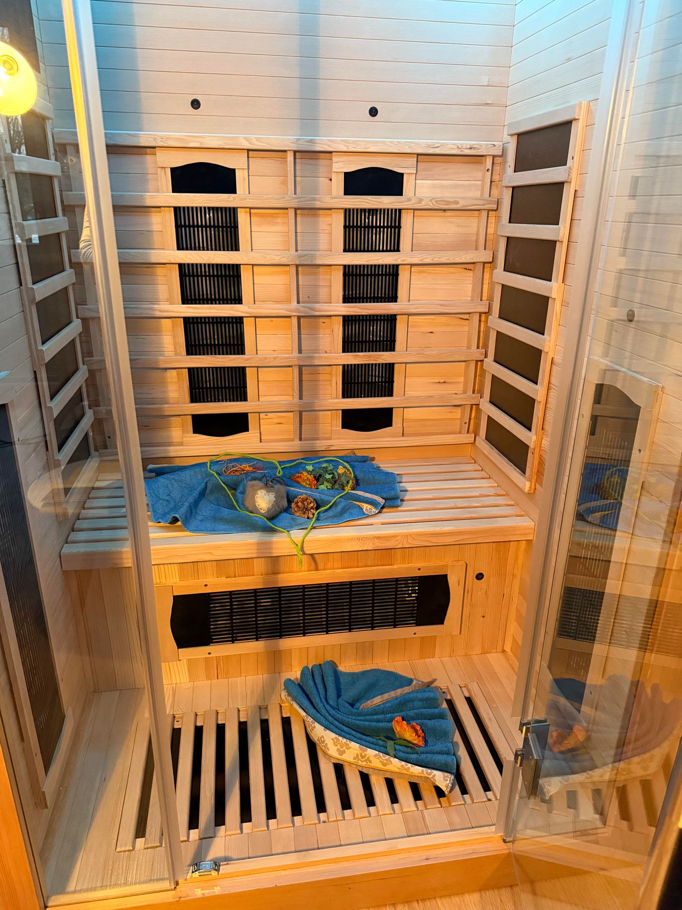 Mit Infrarotkabine für 2 Personen