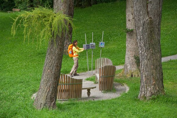 Themeninsel im Baumgarten in Füssen