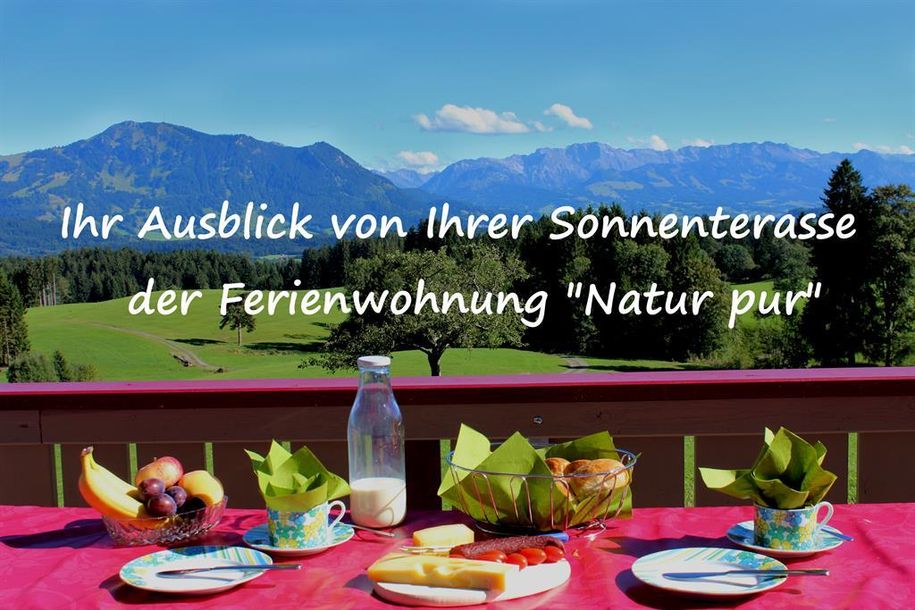 Panoramablick von der Terasse