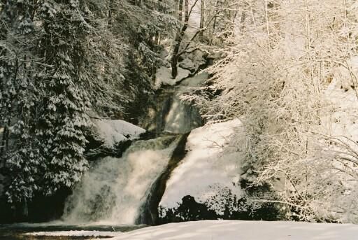 Eibele-Wasserfall im Winter