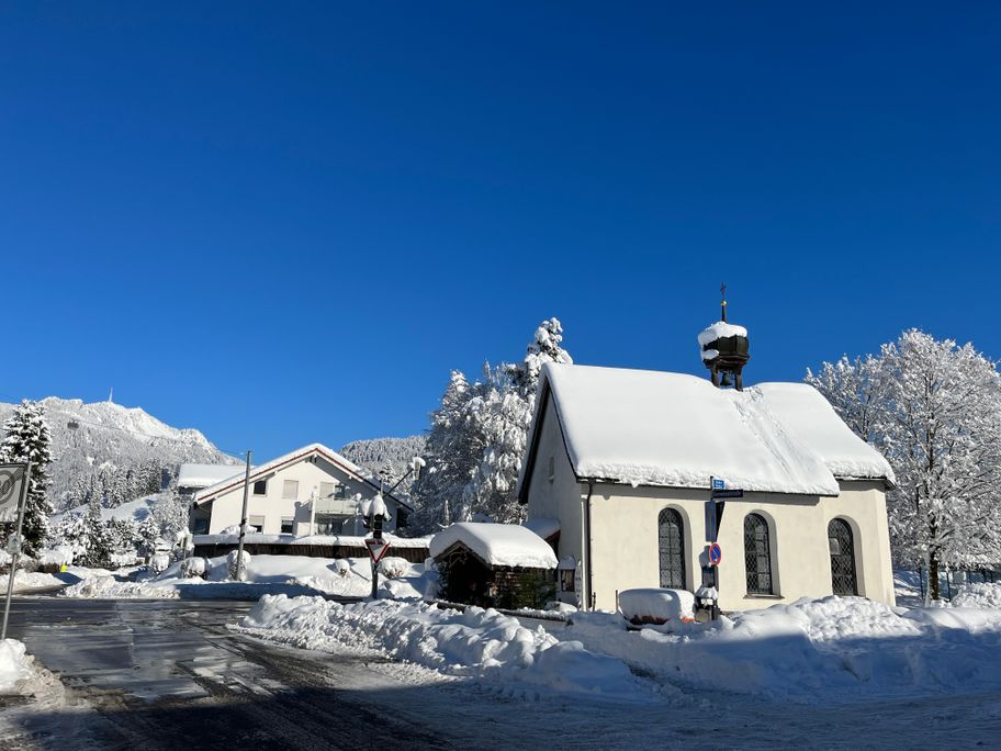 Kapelle Binswangen im Winter