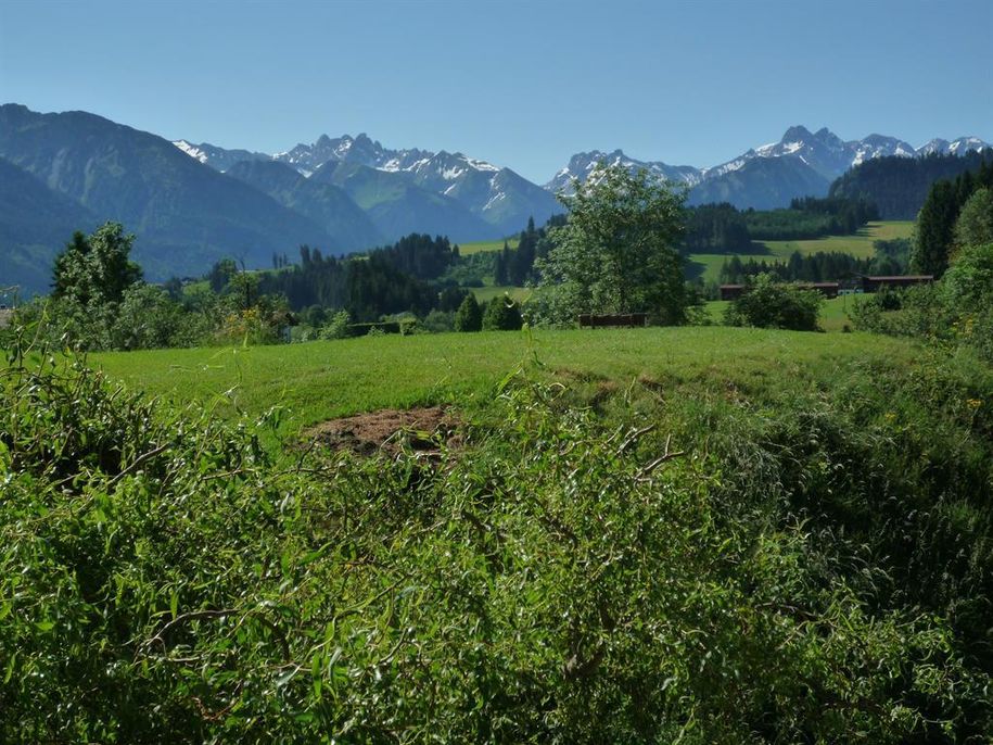 Blick in die Oberstdorfer Berge