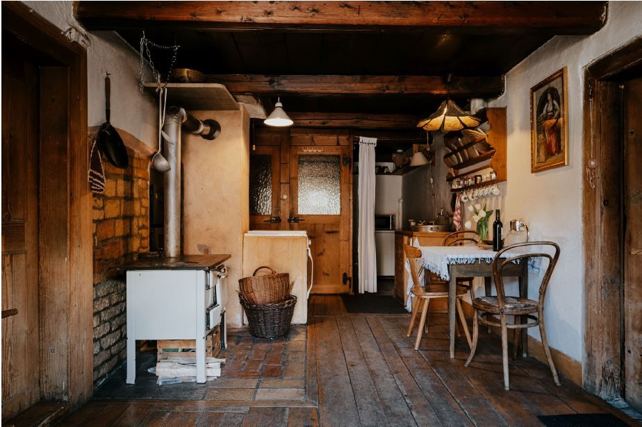 Hütte Holzhaus Besler, innen