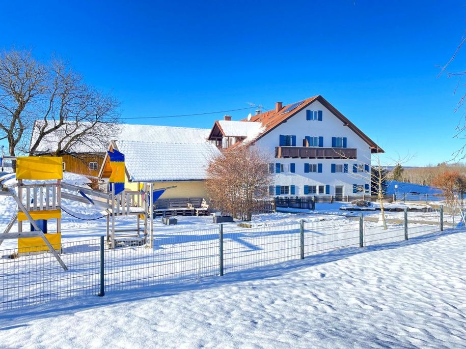 Hof im Winter