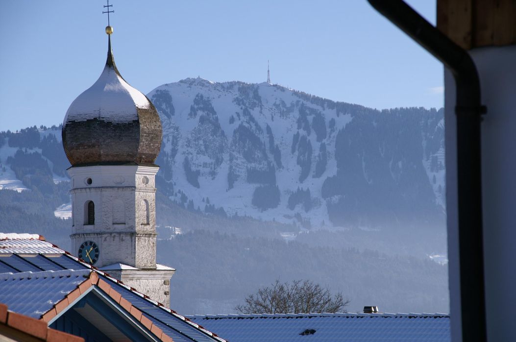 48 Winterausblick Krichturm Richtung Grünten