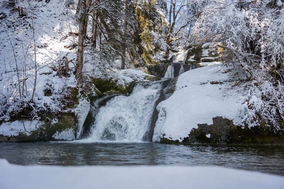 Eibele Wasserfälle im Winter
