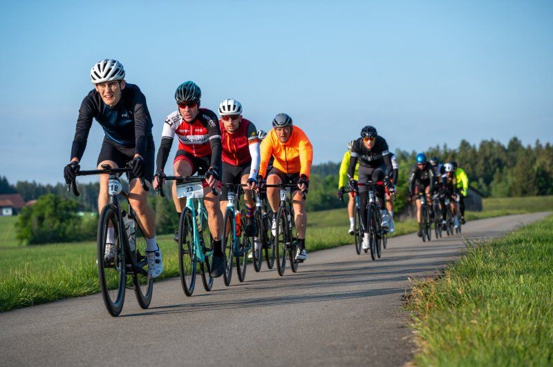 Radler beim Allgäu Radmarathon