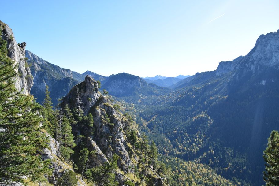 Blick auf die Ammergauer Alpen