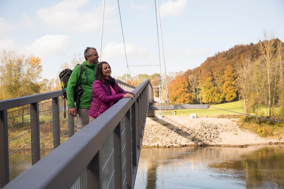 Auf dem Illererlebnissteg