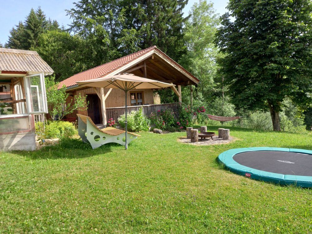 Entspannung am Gartenhaus