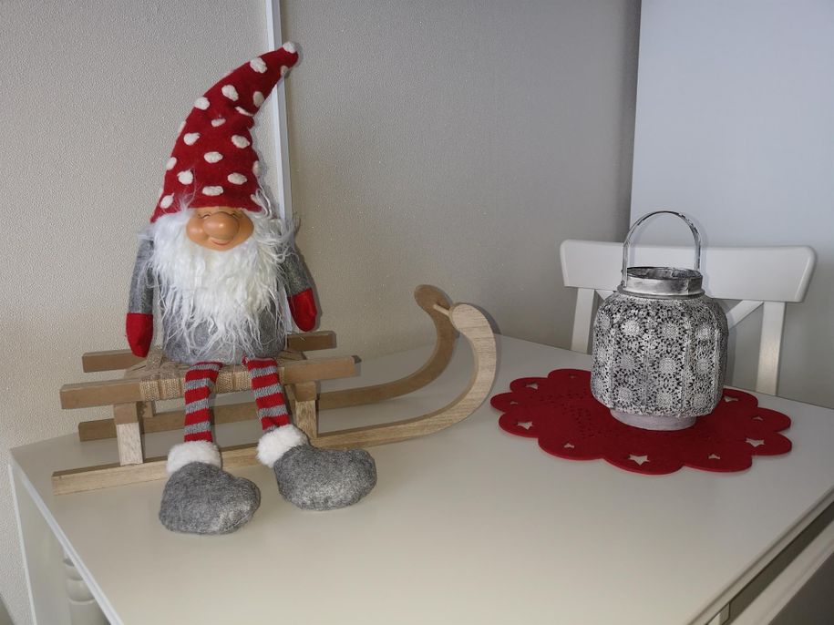Deko mit kleinem Mitbewohner