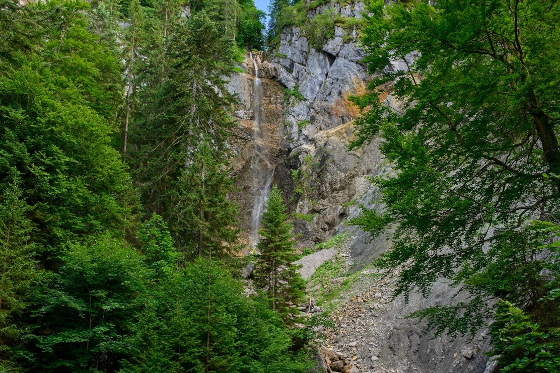Von Balderschwang zum Scheuenwasserfall