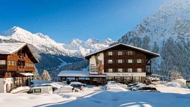Hotel im Winter