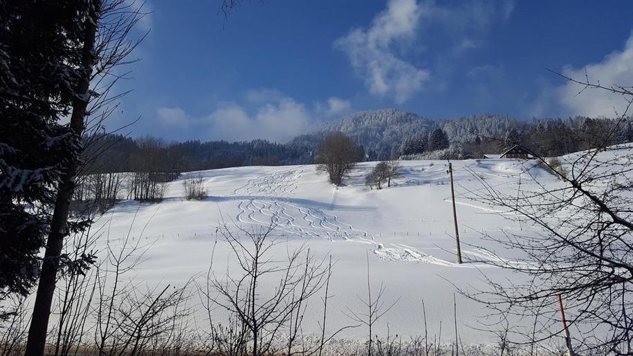Skitoureneinstieg direkt vor der Haustüre