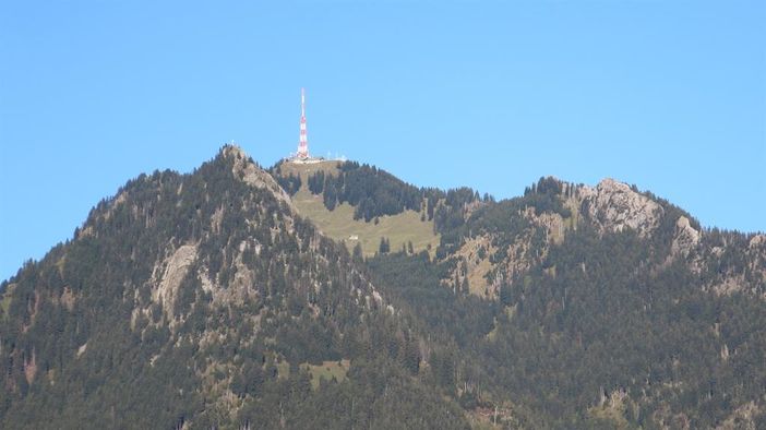 Blick auf den Grünten im Sommer