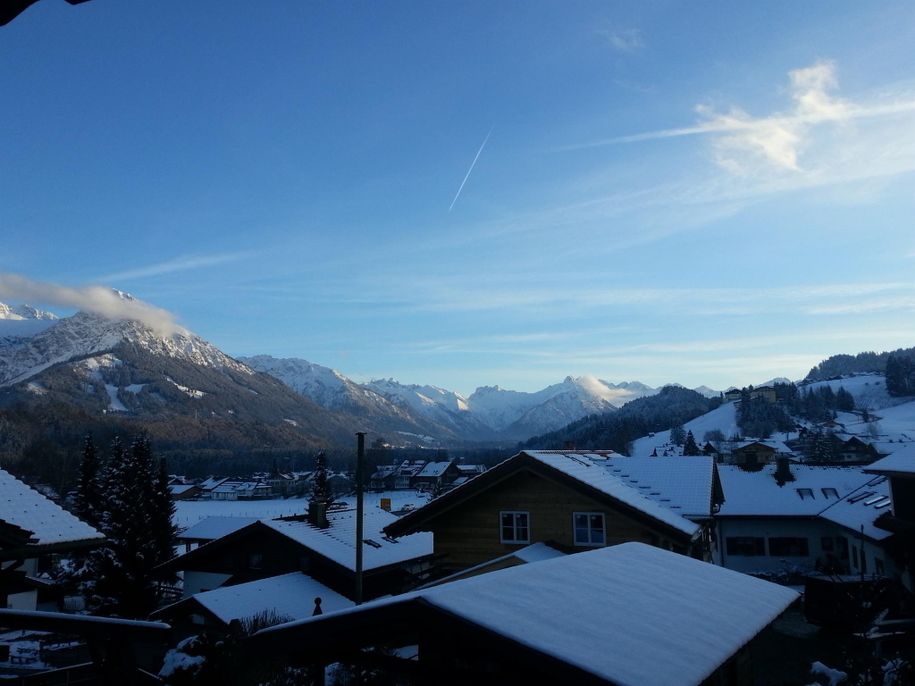 Ausblick vom Balkon