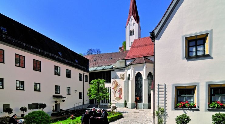 Das Crescentiakloster in Kaufbeuren im-Allgaeu