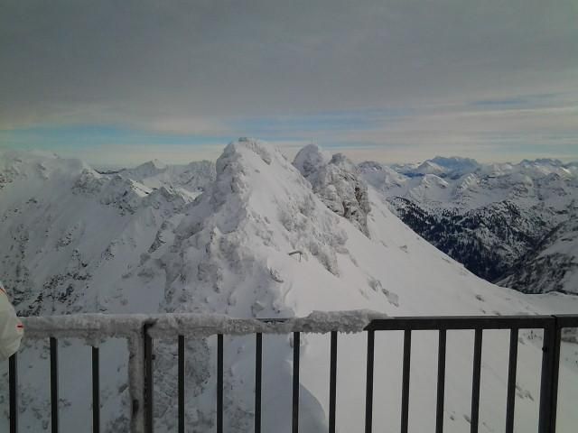 Der Winter hat das Nebelhorn im Griff