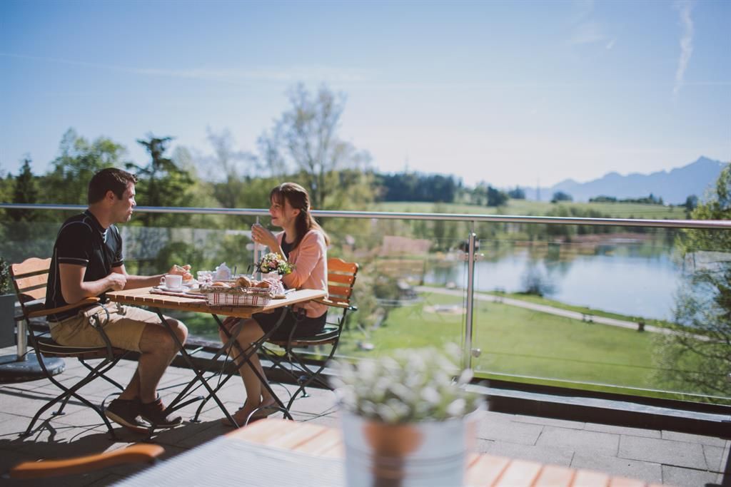 Frühstück direkt am See