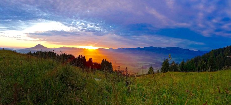 Sonnenaufgang am Ofterschwanher Horn