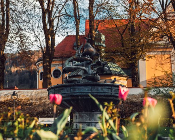 Vogelbrunnen Klostergarten © Alpsee Immenstadt Tourismus GmbH, Tobias Bäurle