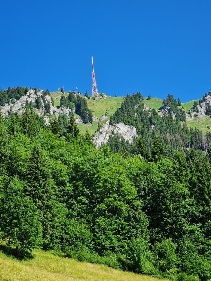 unser Grünten mit  Sendeturm