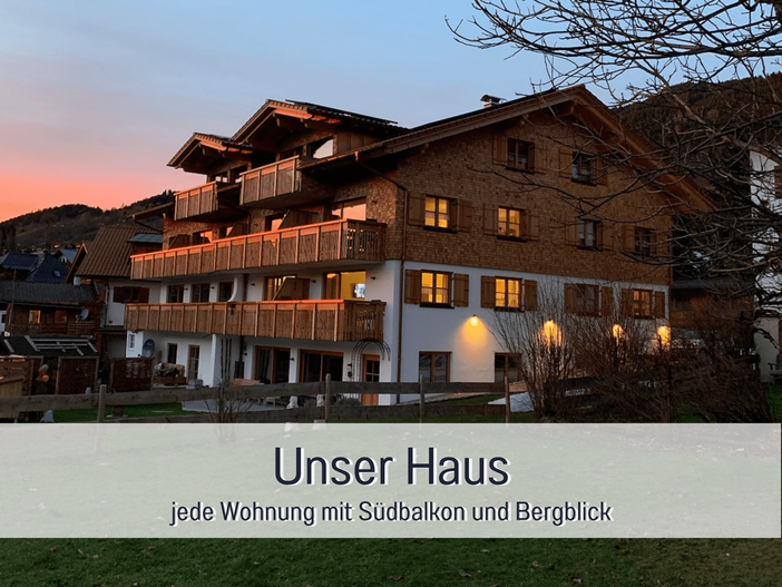 Haus Ansicht Abend