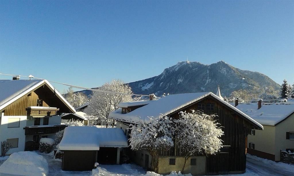 Winter mit Blick zum Grünten