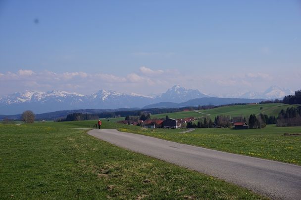 Aussicht auf der Idyllegarten-Route