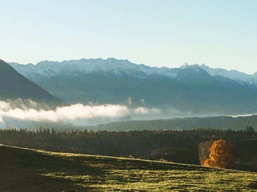 Blick von Fewo Grünten im Herbst