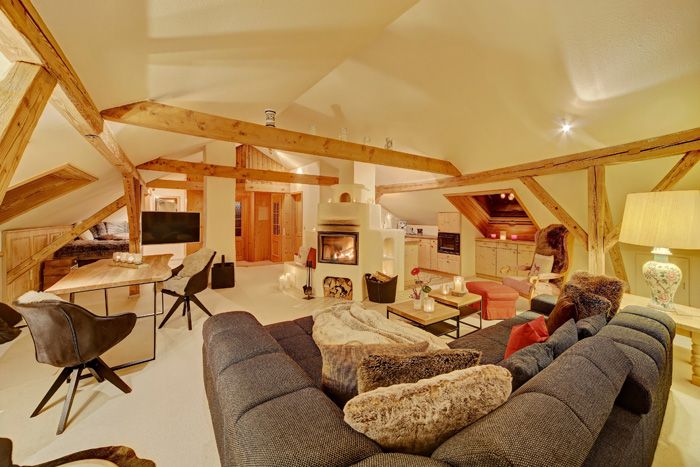 Wohnbereich Kaminlodge