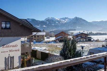 Bergpanorama im Winter