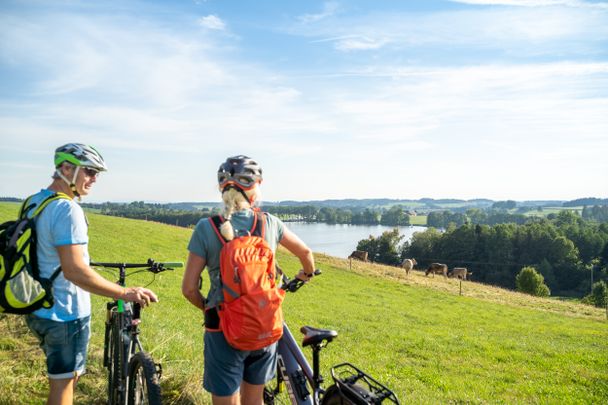 Mit dem Rad in Leutkirch unterwegs