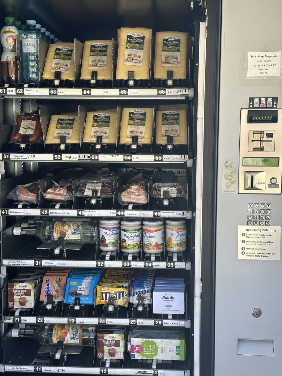 Höfle-Alp Lebensmittelautomat