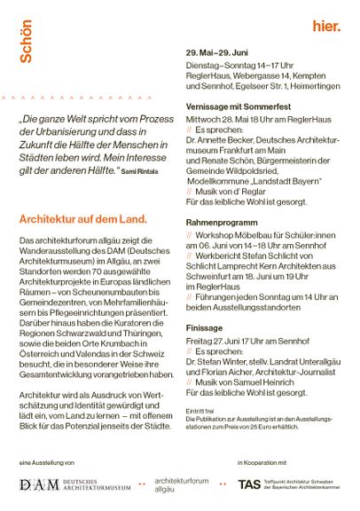 Schön Hier! Rückseite