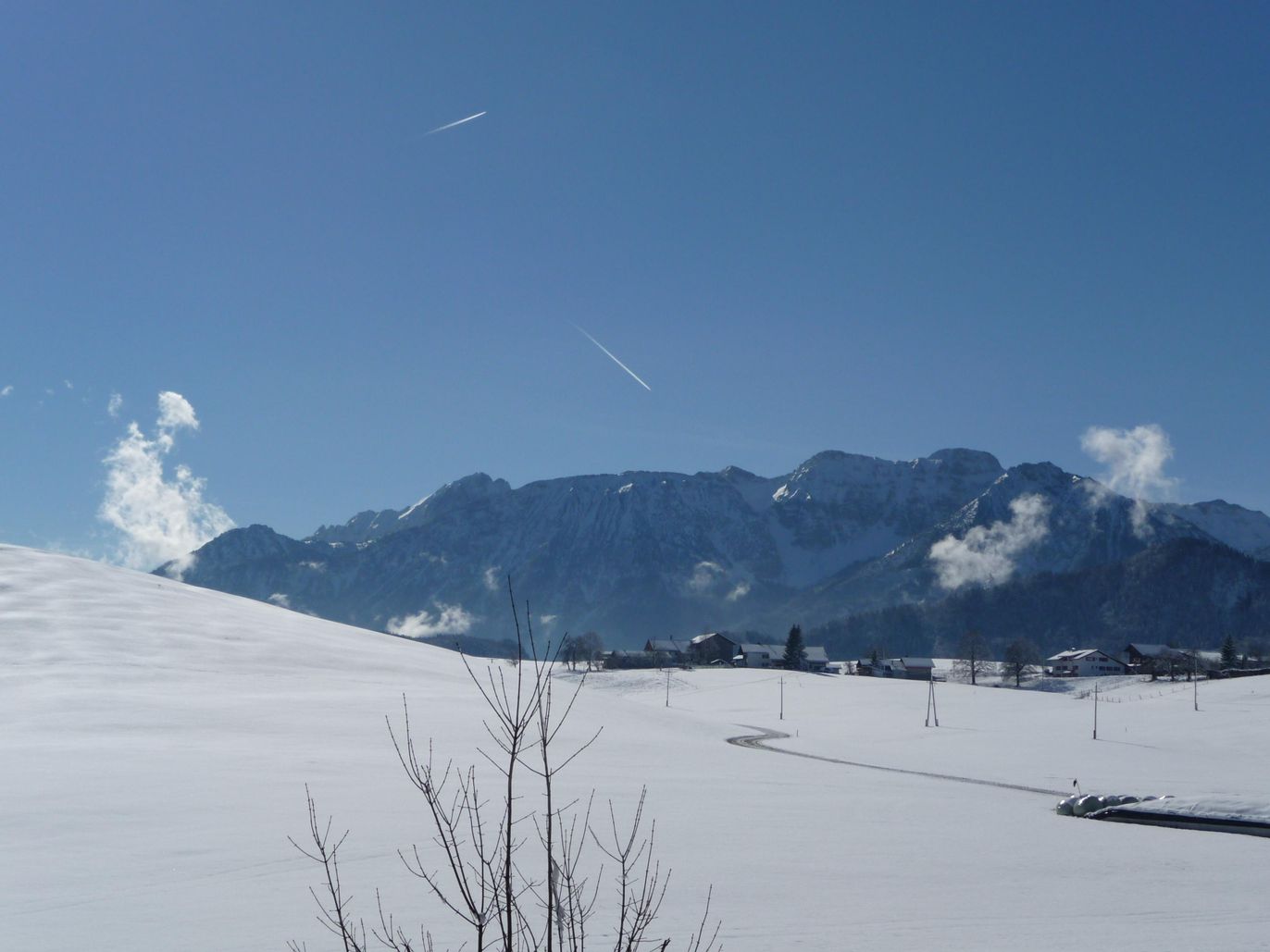 Winter Bauernhof Steinacher Hopferried